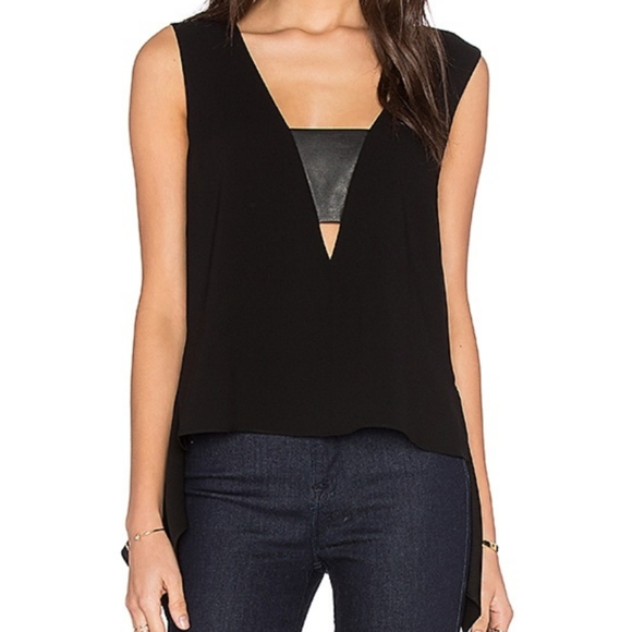 BCBGMAX Black Tank Top - Picture 1 of 6